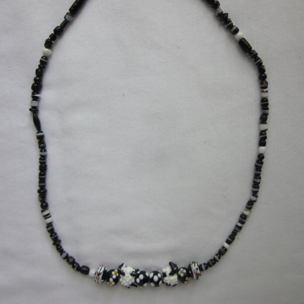 Beaded Sheep Necklace